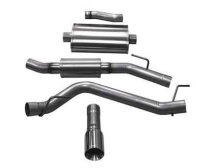 Corsa 2020-2025 Jeep Gladiator JT 3.0in Cat-Back Single Touring Side Exit w/ 4.0in Polished Tip