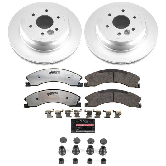 Power Stop 16-24 Nissan TITAN XD Rear Z36 Coated Truck & Tow Brake Kit
