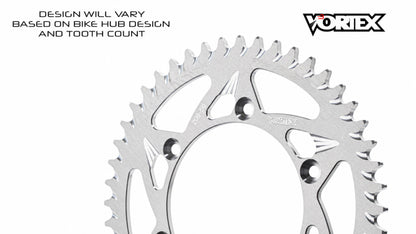 Vortex Racing 51 Tooth 520 Rear Sprocket - Silver