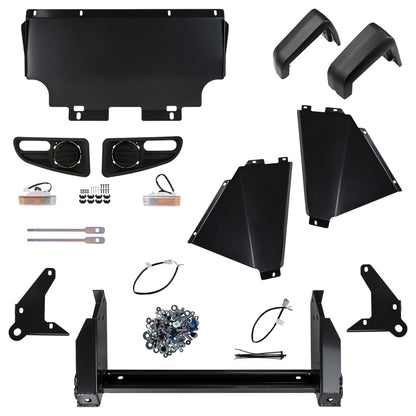 ARB Bull Bar Grey Srs Flare Arb Fog Prado 03 On