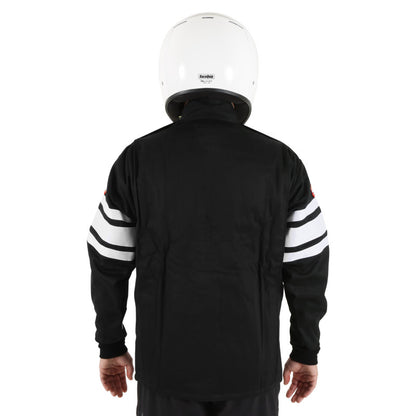RaceQuip Black SFI-5 Jacket - Medium Tall