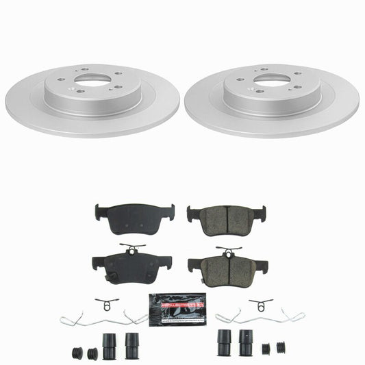 Power Stop 21-25 Acura TLX Rear Z23 Coated Brake Kit