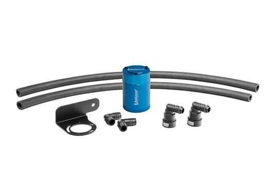 Volant 11-25 Ford F-150 3.5L Turbo Auto 3oz Aluminum Oil Catch Can w/Mounting Bracket - Blue