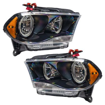 Oracle 11-13 Dodge Durango SMD HL Halogen - Black - ColorSHIFT w/ 2.0 Controller