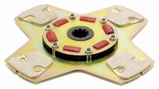 McLeod Disc Racing Only Sprung Hub Flat 4 Paddle 10.5in X 1-3/8 X 10 Spline