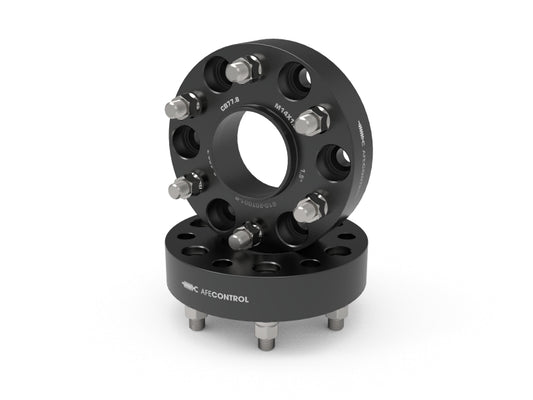aFe CONTROL Billet Aluminum Wheel Spacers 6x5.5mm / CB 77.8mm / 1.5in - 19-25 RAM 1500