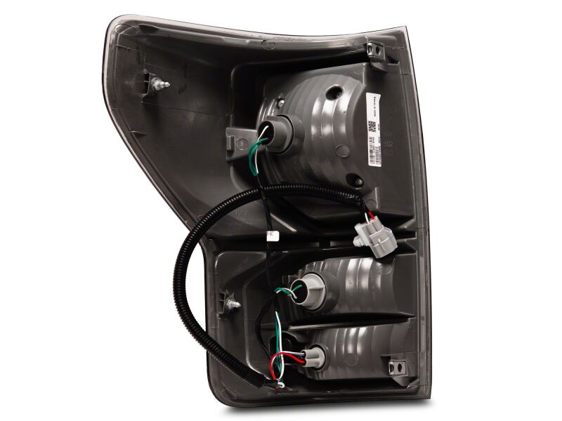 Raxiom 07-13 Toyota Tundra Axial Series Dual C-Shape LED Tail Lights- Black Housing- Smoked Lens
