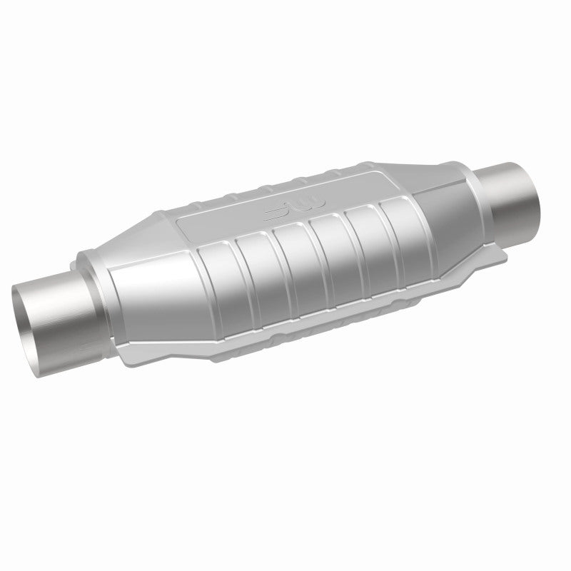 MagnaFlow Universal Catalytic Converter 2.5in ID Inlet/Outlet Center/Center Oval Rear