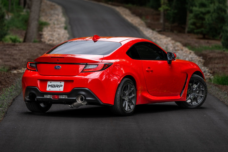 MBRP 12-22 Subaru BRZ 17-22 Toyota GR86 Stainless Steel 3in Cat-Back-Single Rear Exit