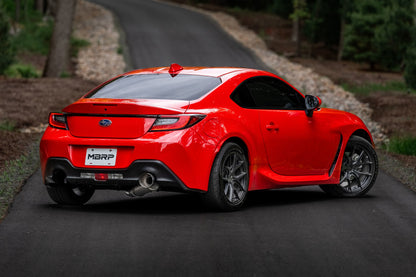 MBRP 12-22 Subaru BRZ 17-22 Toyota GR86 Stainless Steel 3in Cat-Back-Single Rear Exit