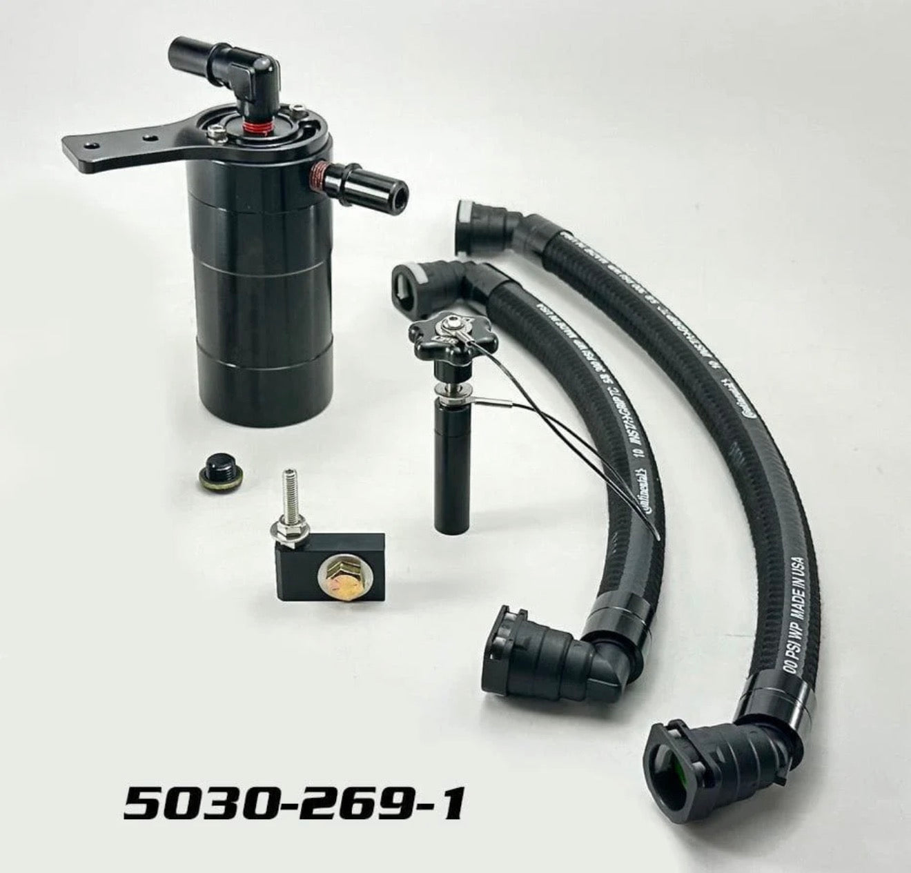 UPR Plug N Play™ Catch Can Single Valve Oil for F-150 5.0L and Raptor R 5.2L (2021-2025)