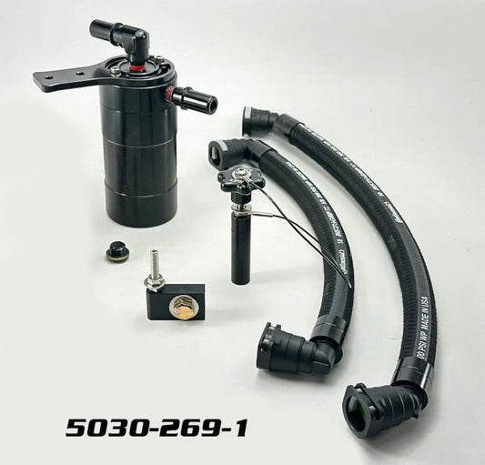 UPR Plug N Play™ Catch Can Single Valve Oil for F-150 5.0L and Raptor R 5.2L (2021-2025)