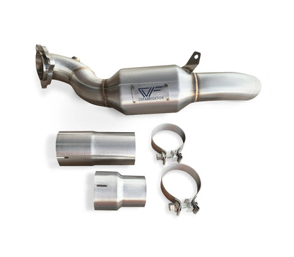 CVF 3" Stainless Steel Catted Downpipe (2019-2021 Ford Ranger 2.3L EcoBoost)