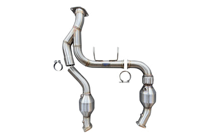 CVF Stainless Steel RACE or Catted Downpipes F-150 3.5 (2021-2023)