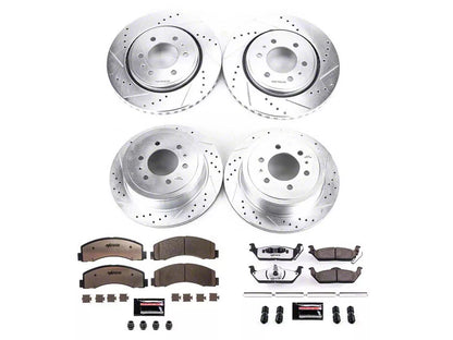 Power Stop 2018 Ford Expedition Front & Rear Z36 Truck & Tow Brake Kit