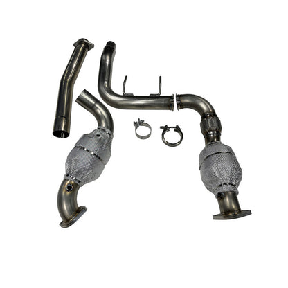 2024 - 2025 SPD 3.0L Ford Ranger Raptor 304SS Alpha Catted Downpipes