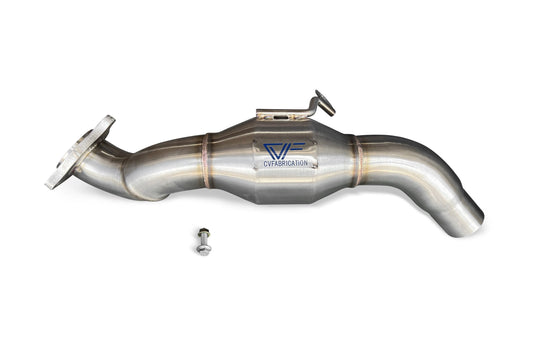 CVF 3" Stainless Steel Catted Downpipe (2022-2024 Ford Ranger 2.3L EcoBoost)