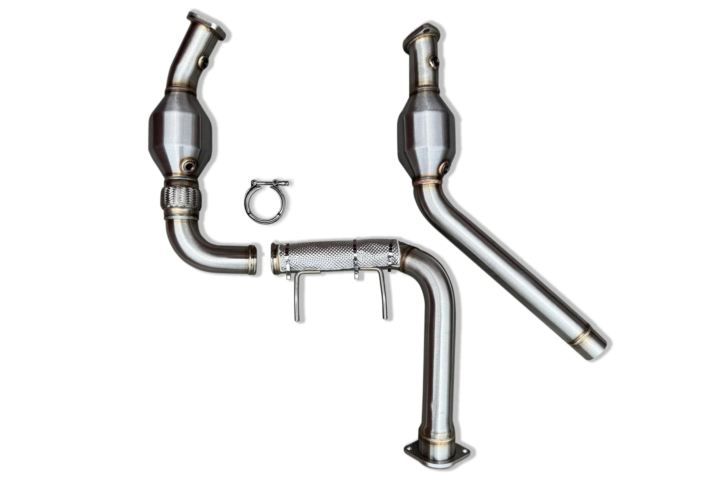 CVF Stainless Steel Downpipes F-150 Raptor 3.5L (2021-2023)