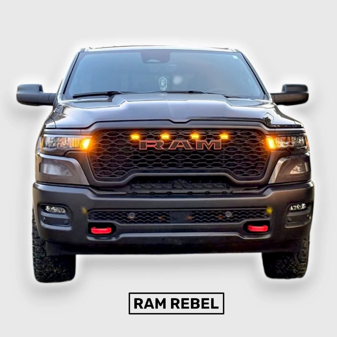 AMBER GRILLE LED MARKER LIGHTS | 2025+ RAM 1500DT TRUCKS