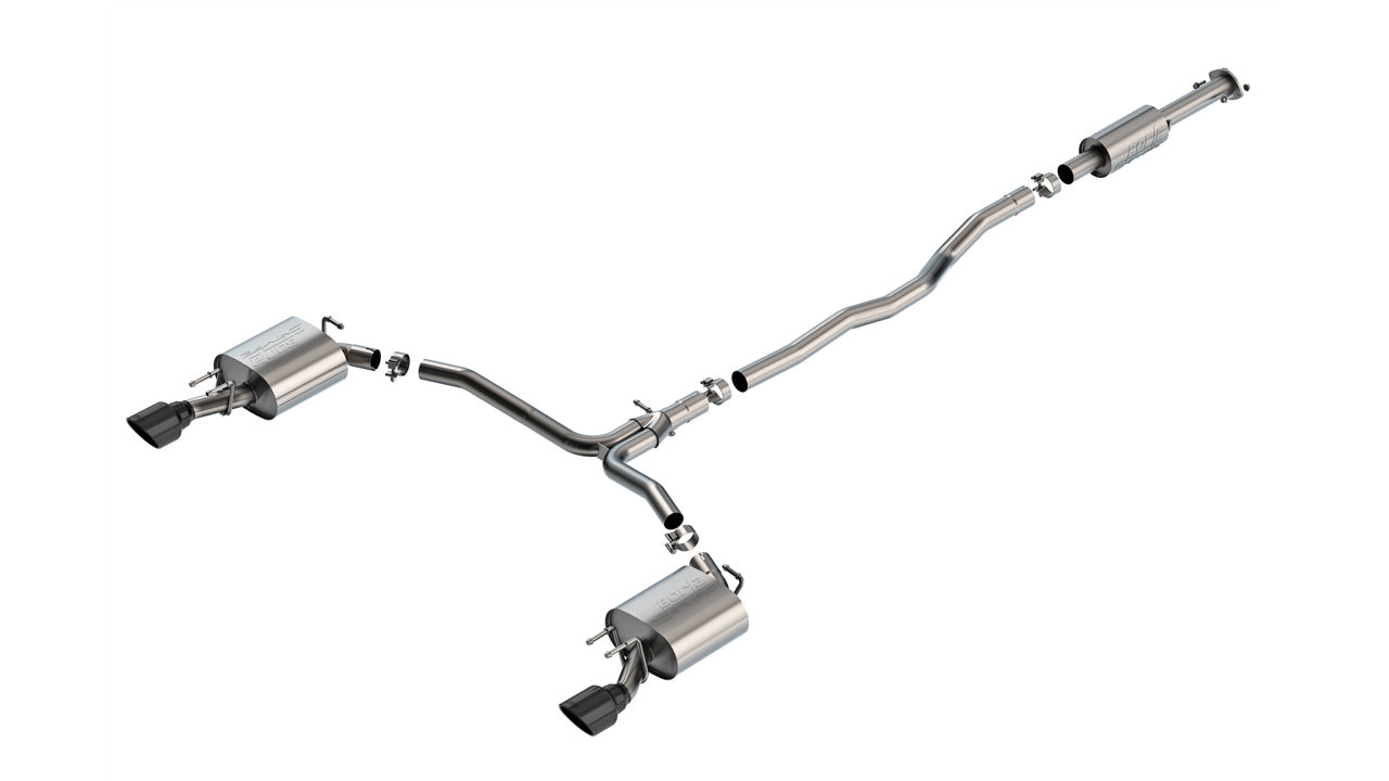 Borla 20-24 Toyota Camry TRD 3.5L V6 FWD S-Type Cat-back - Black Chrome