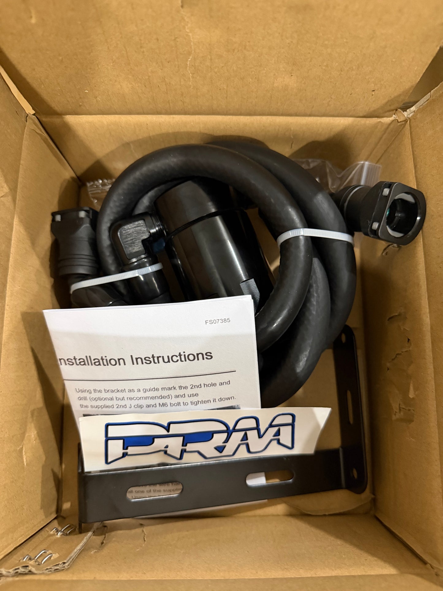 PRM Oil Catch Can for F-150 (2011-2026) 2.7/3.5/5.0 Passenger Side- Black