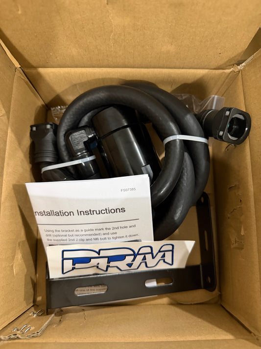 PRM Oil Catch Can for F-150 (2011-2026) 2.7/3.5/5.0 Passenger Side- Black