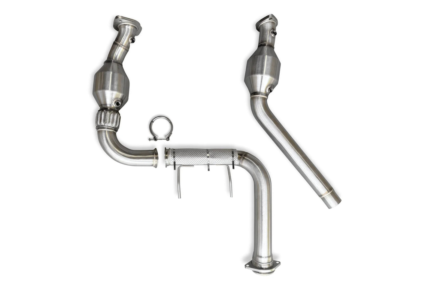 CVF Stainless Steel Downpipes (2024-2025 3.5L Raptor F-150 EcoBoost)