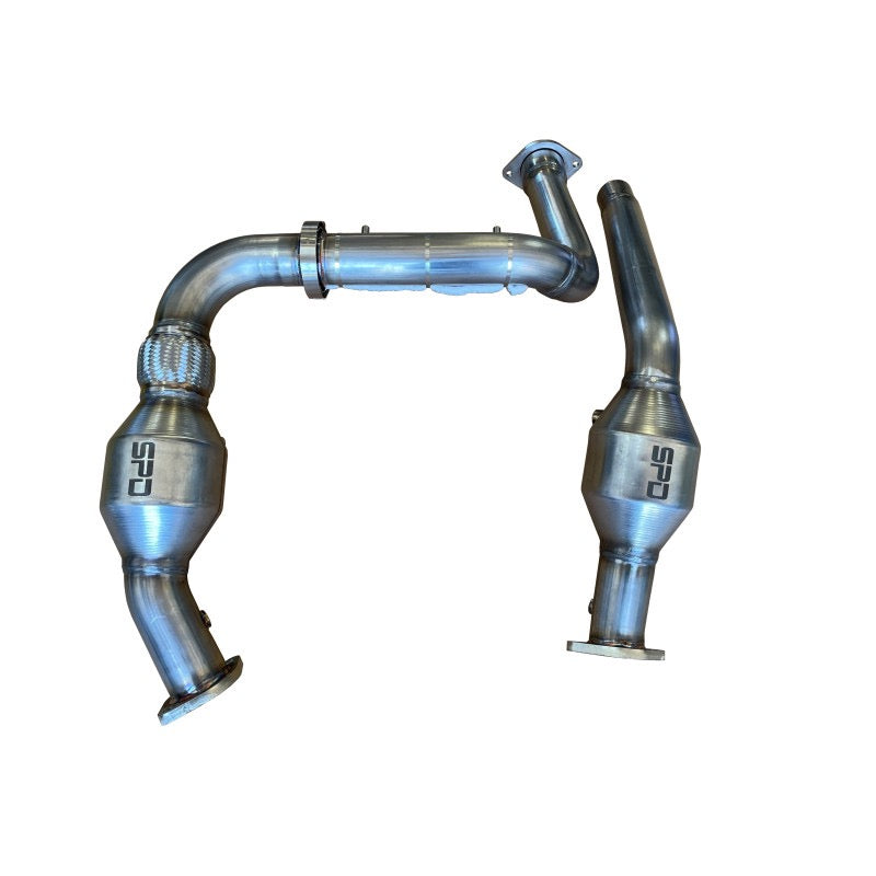 SPD 2021-2023 Raptor 3.5L Ecoboost F-150 Alpha Catted Downpipes