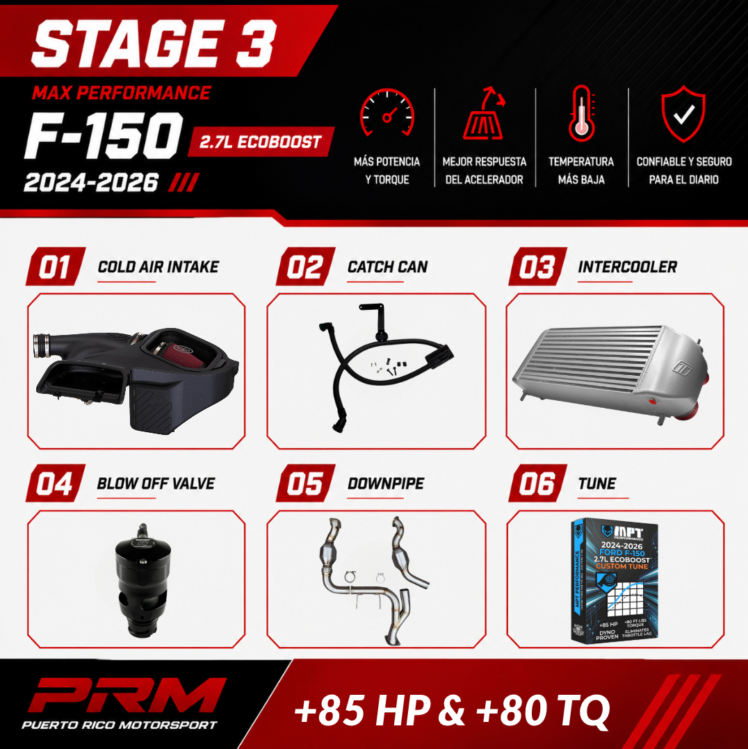 Stage 3 Power Package F-150 2.7L (2024-2026)