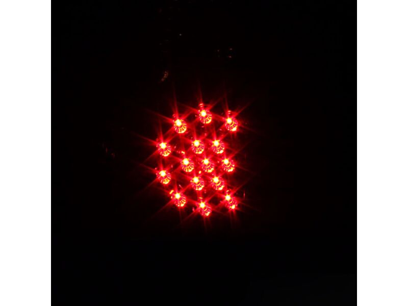 Raxiom 05-06 Toyota Tacoma LED Tail Lights- Black Housing- Red/Clear Lens