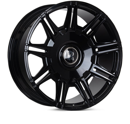 Vossen x Novitec SP2 23x10 - 5x112 BP - ET5 - Gloss Black Rolls-Royce Cullinan/Phantom Rear Wheel
