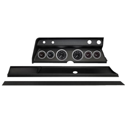 Autometer Chrono Chrome Direct Fit Dash Kit 1966 Chevy Chevelle (2 x 3-3/8in. / 4 x 2-1/16in.)