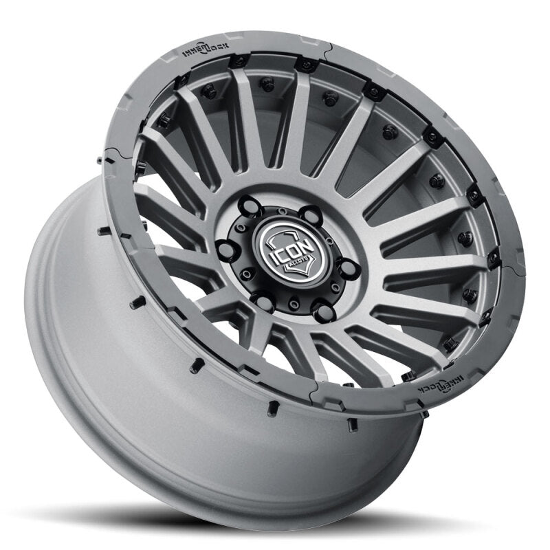 ICON Alloys Recon Pro Satin Charcoal- 18 X 9 - 6 X 135 - 6MM 5.25in BS