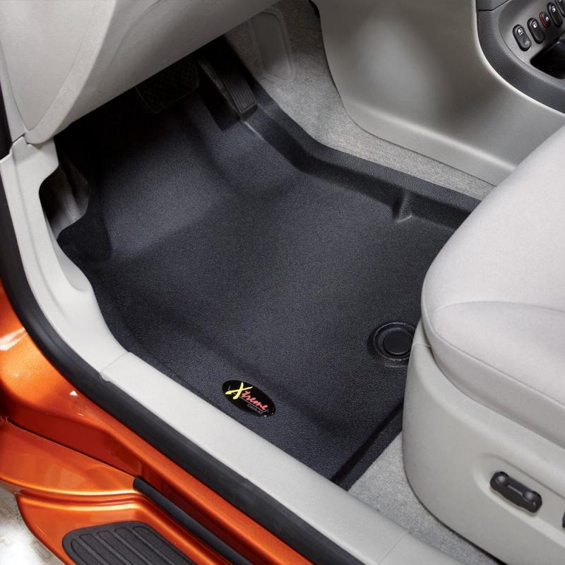 Lund 07-10 Jeep Wrangler Catch-All Xtreme Front Floor Liner - Black (2 Pc.)