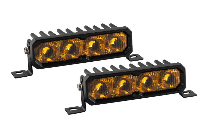 Diode Dynamics SS6 Pro Yellow Driving Standard ABL (pair) 3000K