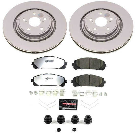 Power Stop 23-25 Lexus RX350 Front Z36 Coated Truck & Tow Brake Kit