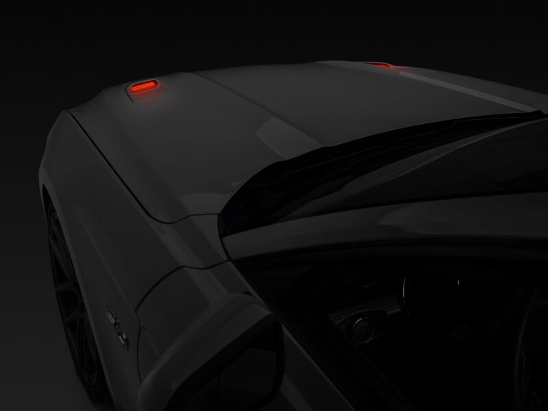 Raxiom 15-17 Ford Mustang GT Axial Series Hood Mount LED Turn Signal Kit- Red
