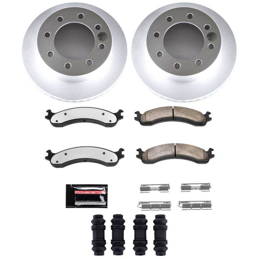Power Stop 00-02 Dodge Ram 2500 Front Z36 Coated Truck & Tow Brake Kit