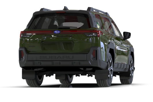 Rally Armor 2026 Subaru Outback (Incl. Wilderness) Black Mud Flap - Metallic Black Logo