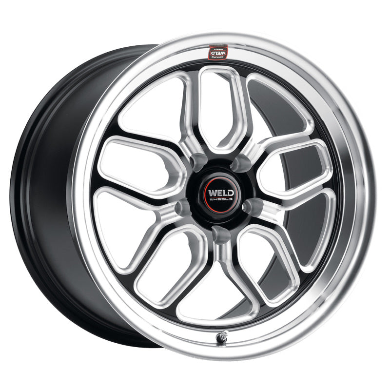Weld S152 18X12 Laguna Drag 5X120 ET52 BS8.50 Gloss Black MIL Dia 78.1