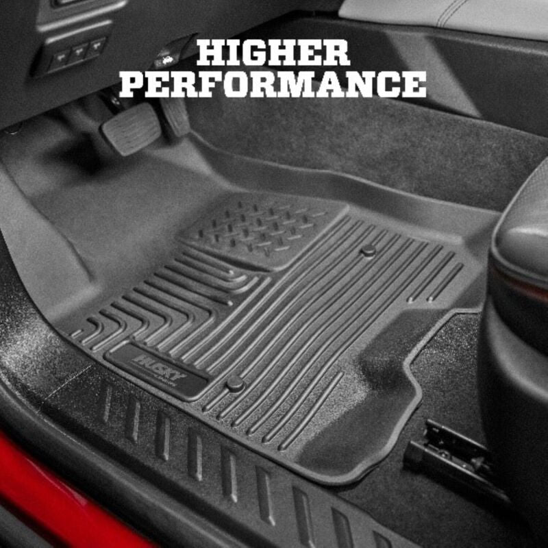 Husky Liners 2017 Chrysler Pacifica (Stow and Go) WeatherBeater 2nd Row Black Floor Liners
