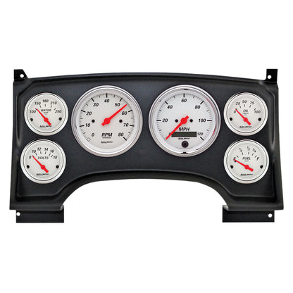 Autometer Arctic White Direct Fit Dash Kit 94-97 Chevy S10 Truck (2 x 3-3/8in. / 4 x 2-1/16in.)