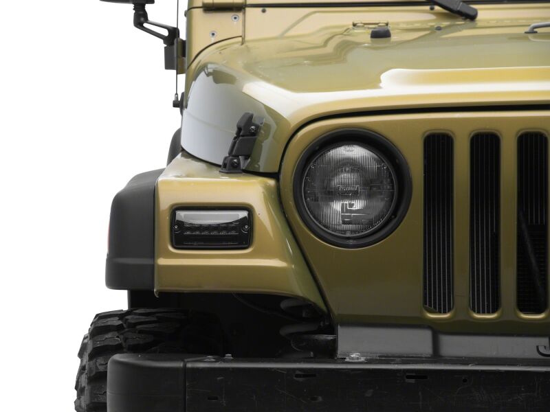 Raxiom 97-06 Jeep Wrangler TJ Axial Series LED Sequential Cornering Lights- Smoked