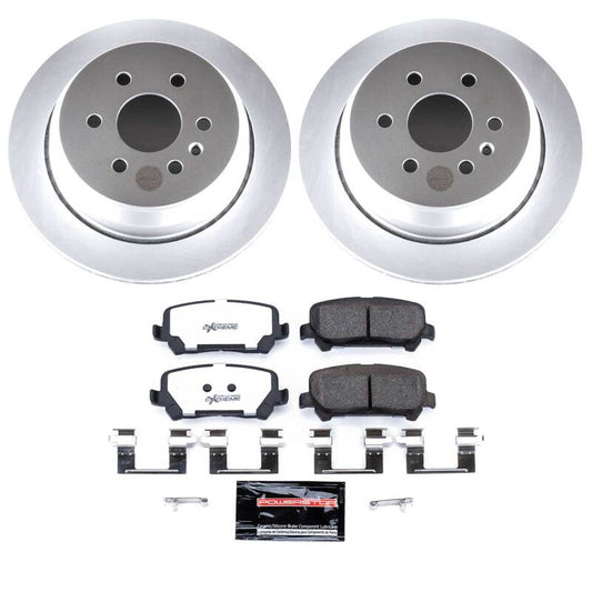 Power Stop 15-20 Chevrolet Colorado Rear Z36 Coated Truck & Tow Brake Kit