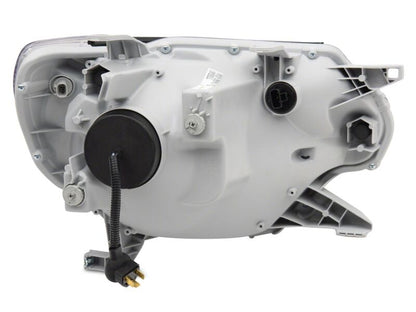Raxiom 12-15 Toyota Tacoma Axial Series Switchback Projector Headlights- Chrome- Clear Lens