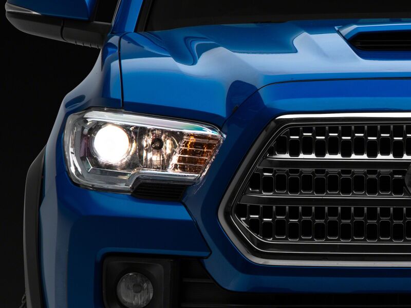 Raxiom 16-23 Toyota Tacoma Axial Series OE Replmnt Headlights- Chrome- Clear Lens