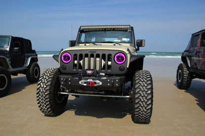 Oracle 07-16 Jeep Wrangler JK SMD HL - ColorSHIFT w/ BC1 Controller