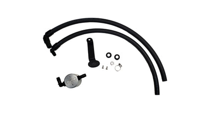J&L 22-25 Toyota Tundra, 23-25 Sequoia 3.5L Turbo Oil Separator 3.0 Driver Side - Clear Anodized