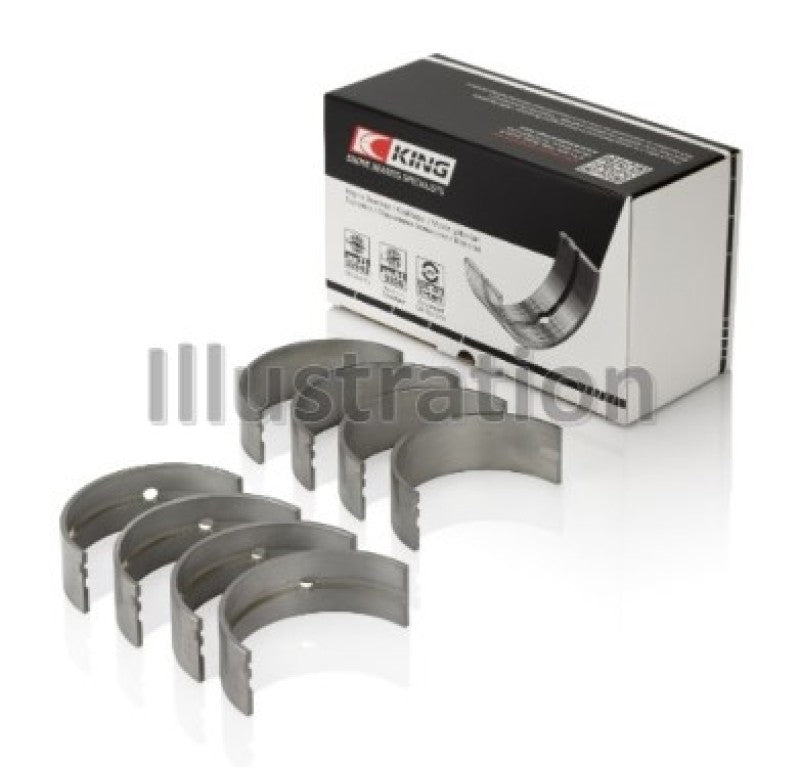 King Engine Bearings 2005-2012 Nissan VQ40DE 6 Cyl Performance Main Bearing Set - Size STD