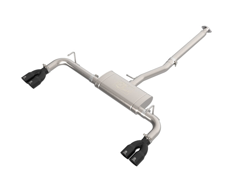 aFe 22-25 Lexus NX250 2.5L SS-304 Cat-Back Exhaust w/ Black Tips